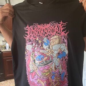 Iron maiden Brendon nippy men’s two X black T-shirt. NEW